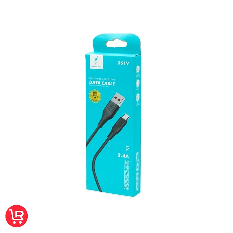 کابل میکرو یو اس بی فست شارژ Sky Dolphin S61V 2.4A 1m - تصویر 5