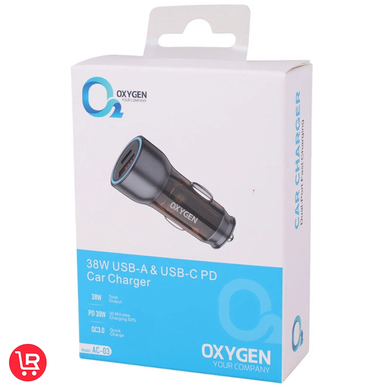 شارژر فندکی 20 وات اکسیژن AC-03 - تصویر 6
