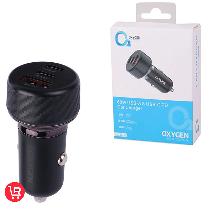 شارژر فندکی 60 وات اکسیژن AC-06 - تصویر 6