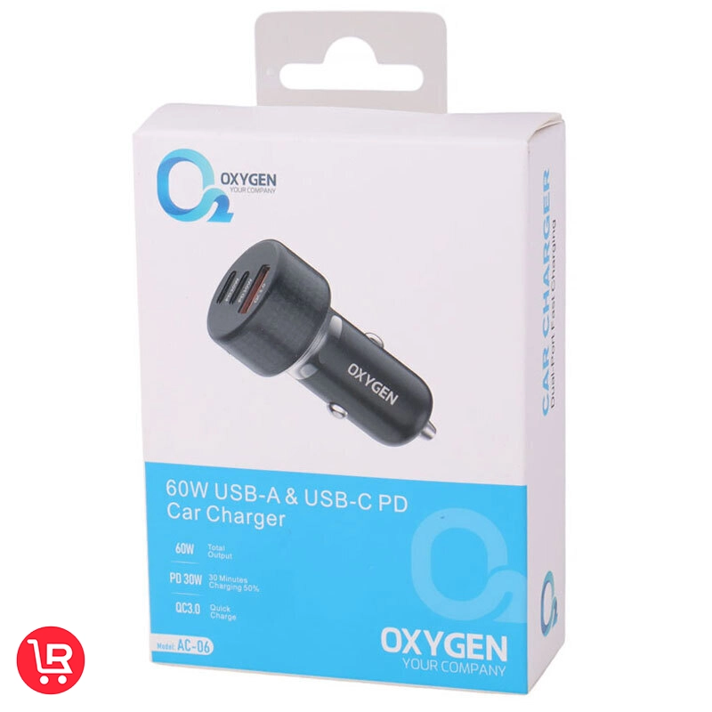 شارژر فندکی 60 وات اکسیژن AC-06 - تصویر 7