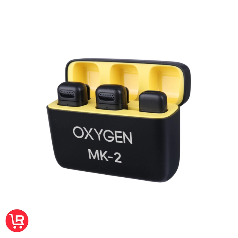 میکروفون یقه ای بی سیم Oxygen MK-2 + تبدیل Type-C To Lightning