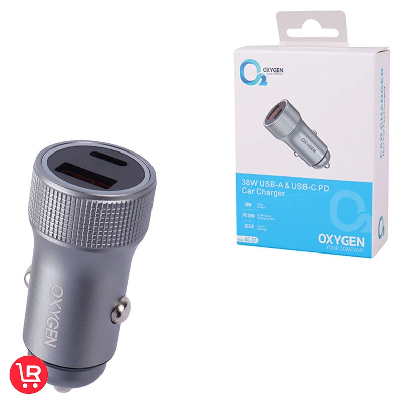 شارژر فندکی 38 وات اکسیژن AC-01 - تصویر 6
